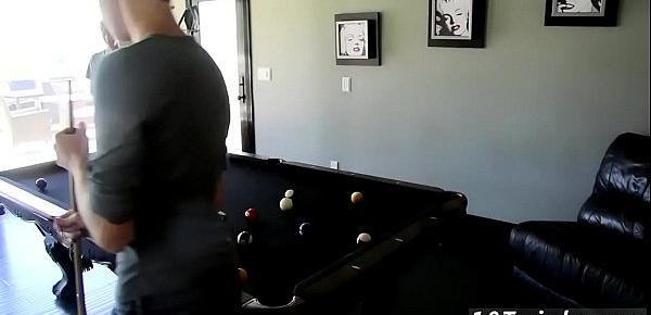  Boy fucks teen gay first time Pool Cues And Balls At The Ready